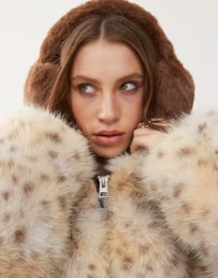 Snow Leopard Fur Coat